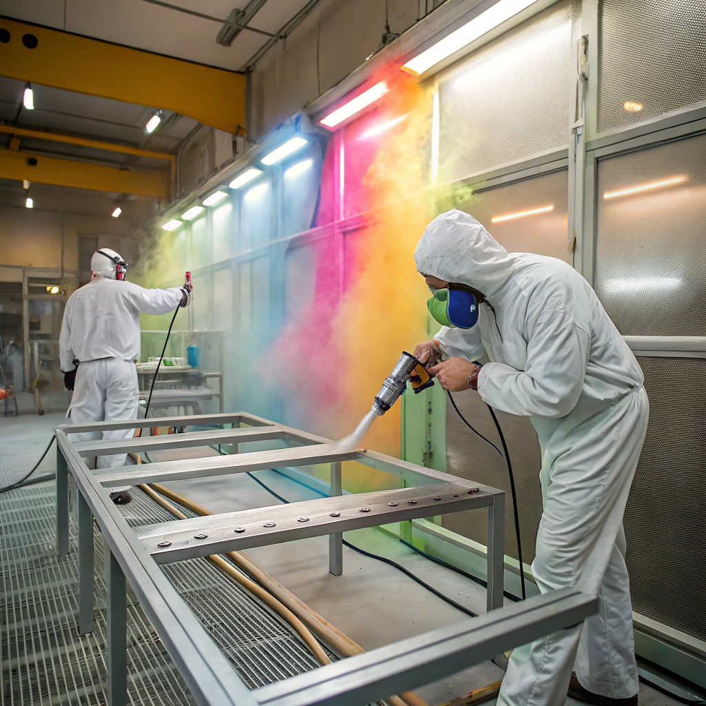 Professional application of Tiger Coatings bonding series powder